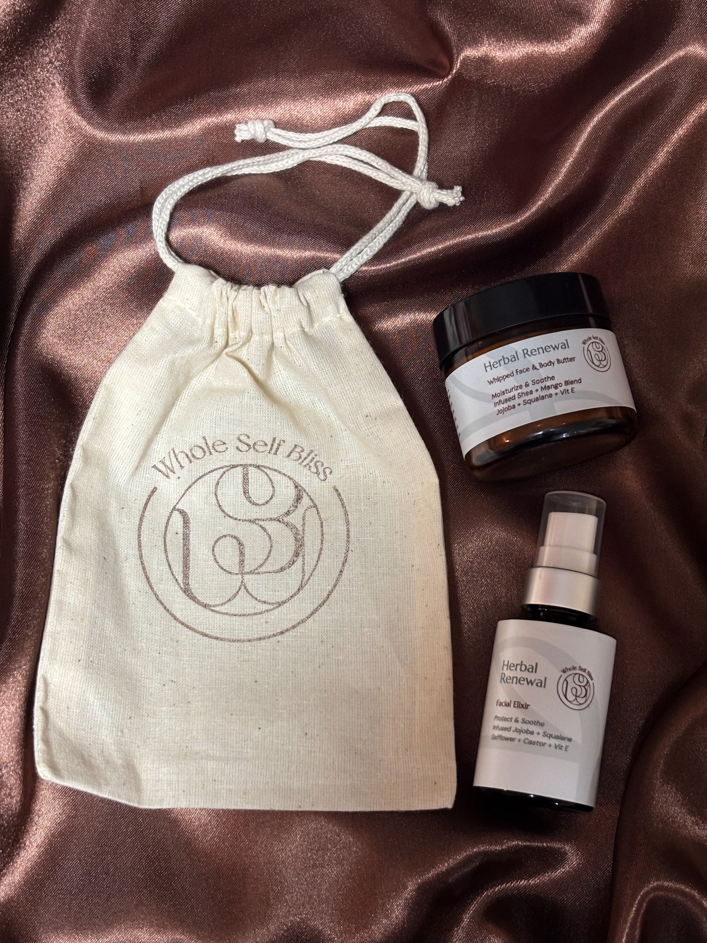Herbal Renewal | Daily Moisture Bundle - Facial Elixir + Butter